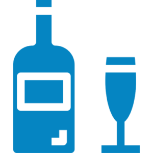 boca alkohola plava zabranjeni predmeti