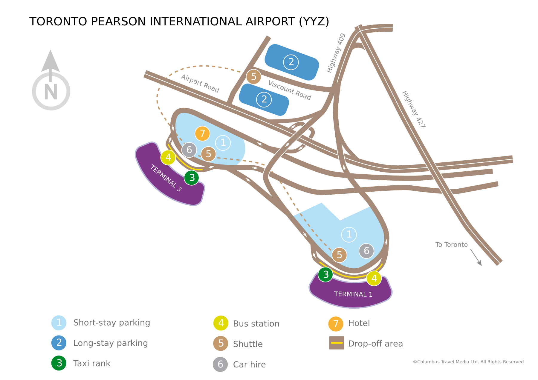 Mapa aerodroma Pirson