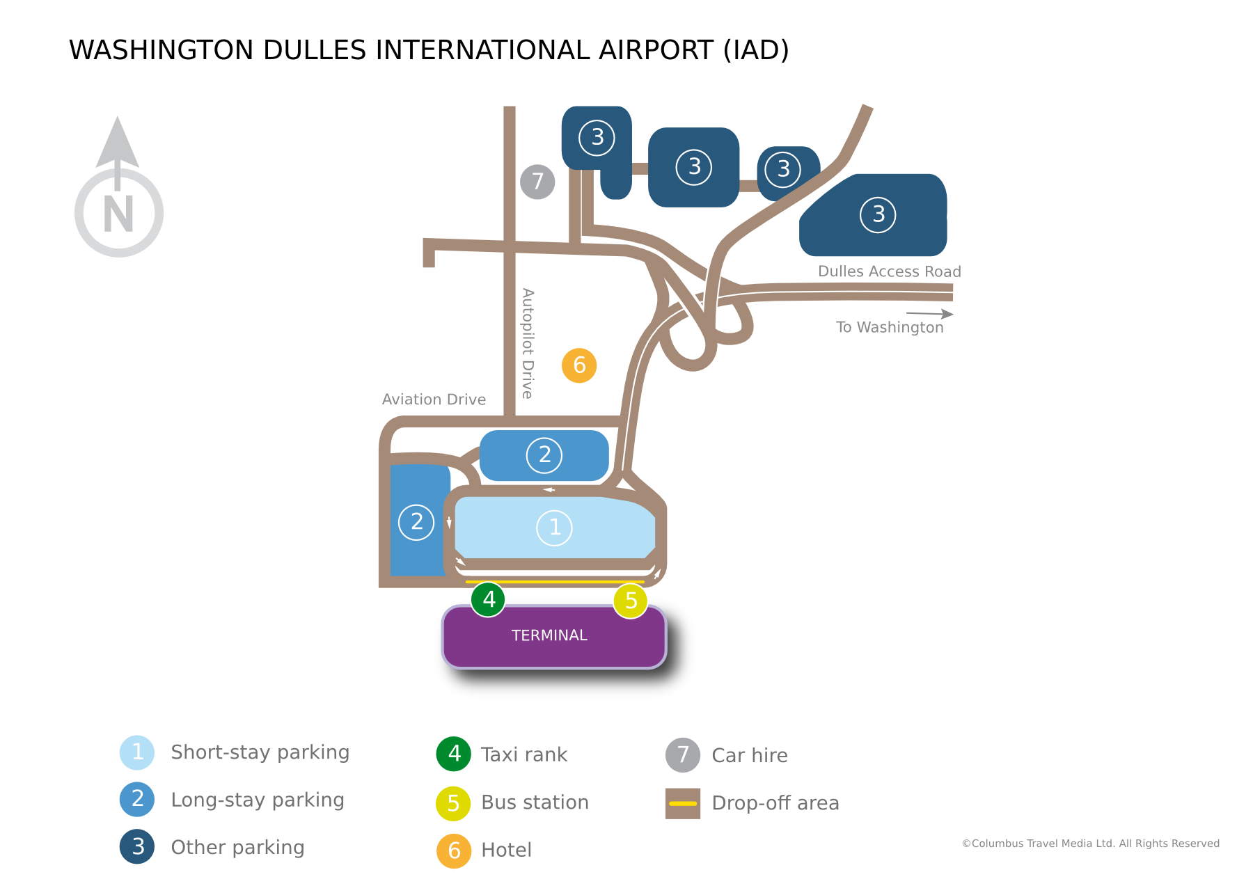 Mapa aerodroma Dales