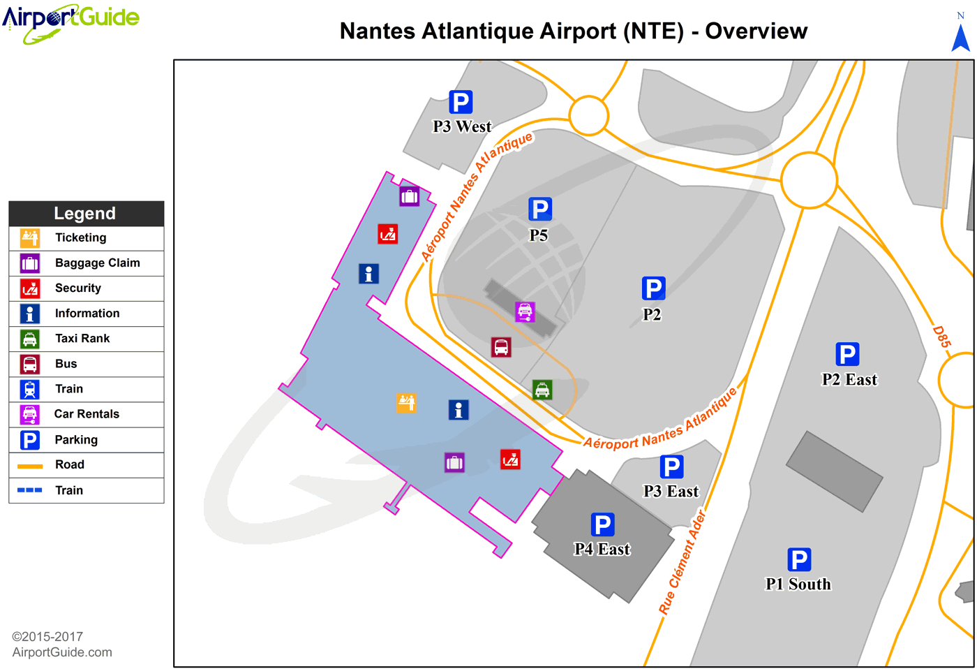 Mapa aerodroma Atlantik