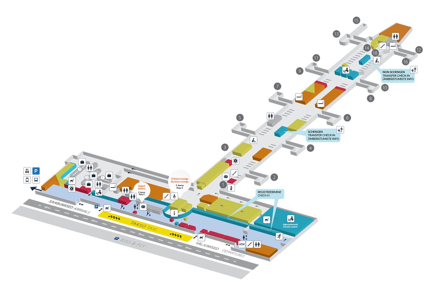 Mapa aerodroma Lennart Meri