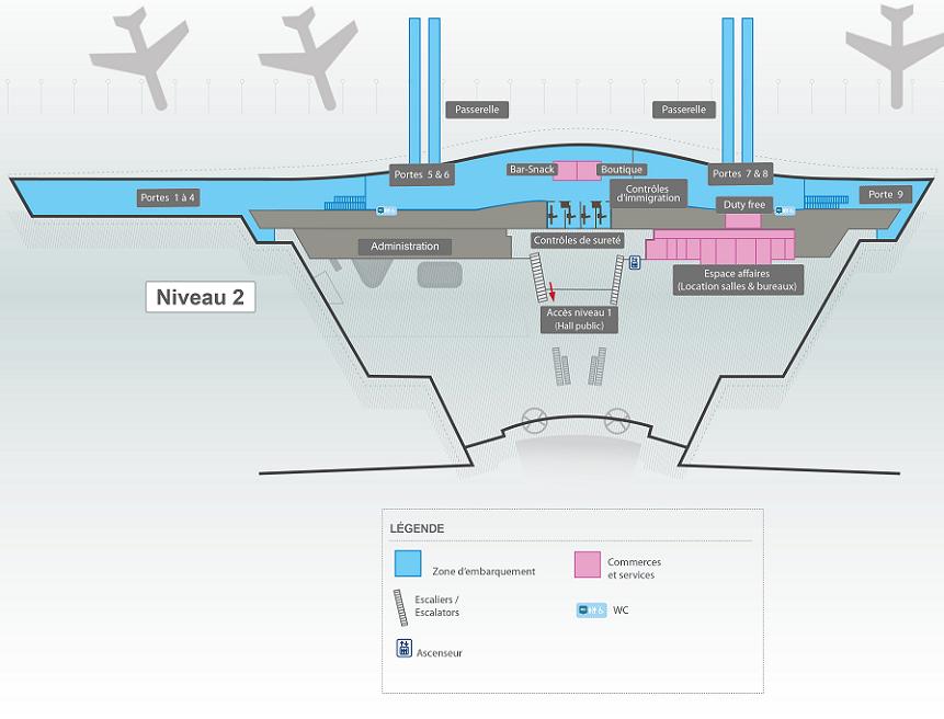 Aerodrom -Brest-mapa-nivo-2
