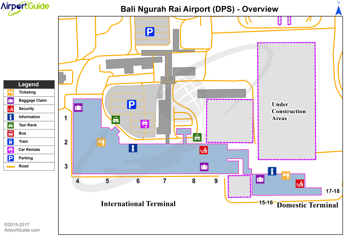 Ngurah-Rai-mapa-aerodroma