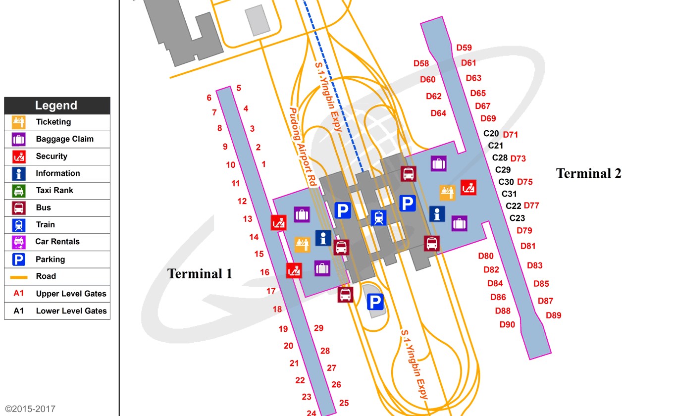 aerodrom-šangaj-pudong-mapa
